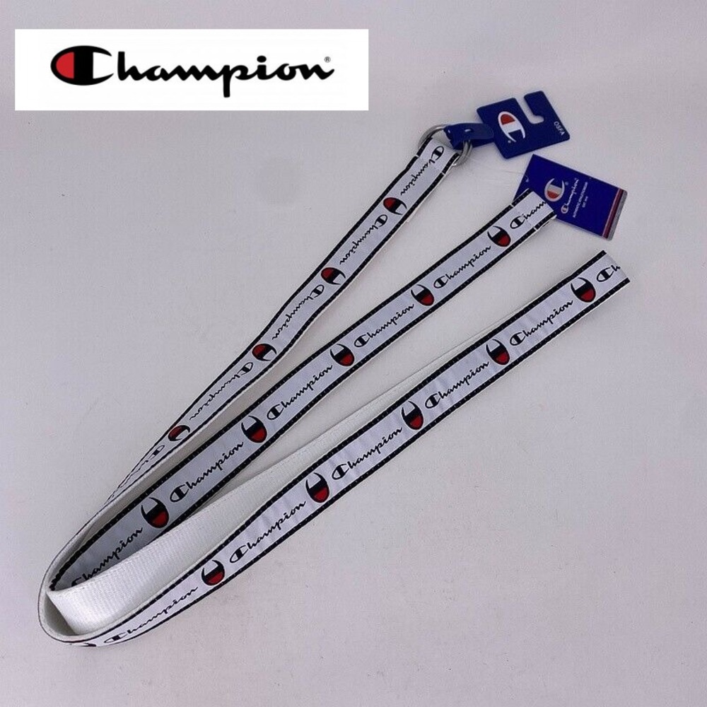 NWT CHAMPION White Cadet D‎ Ring Belt OSFA Unisex 59" Streetwear Stylish